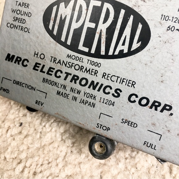 Vintage MRC IMPERIAL HO Transformer Rectifier Model T1000 - Model Railroad RARE! - Picture 10 of 12